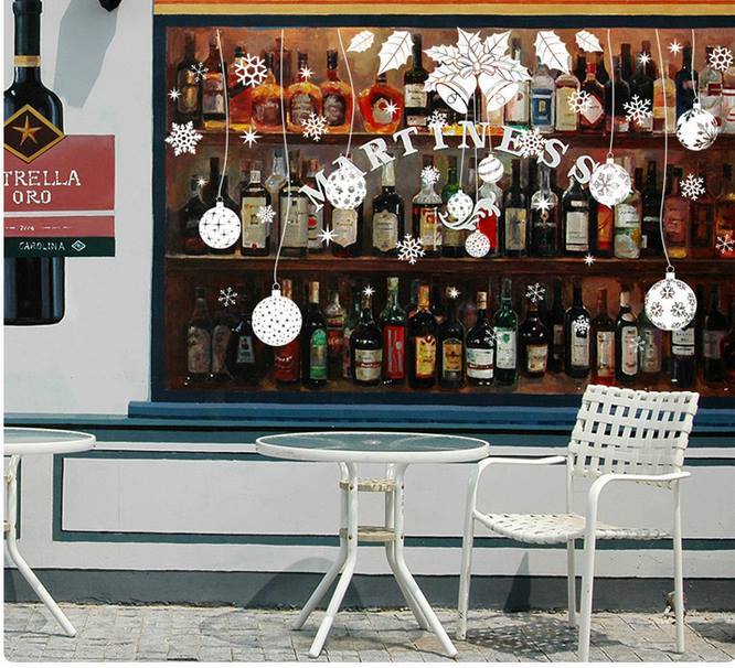 Quả cầu noel (nền trắng đục)